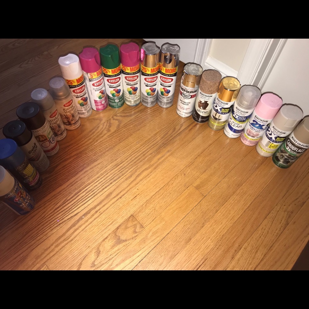 Brand new color sprays $4 each